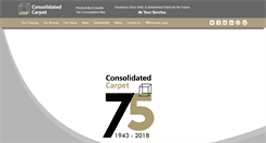 Desktop Screenshot of consolidatedcarpet.com